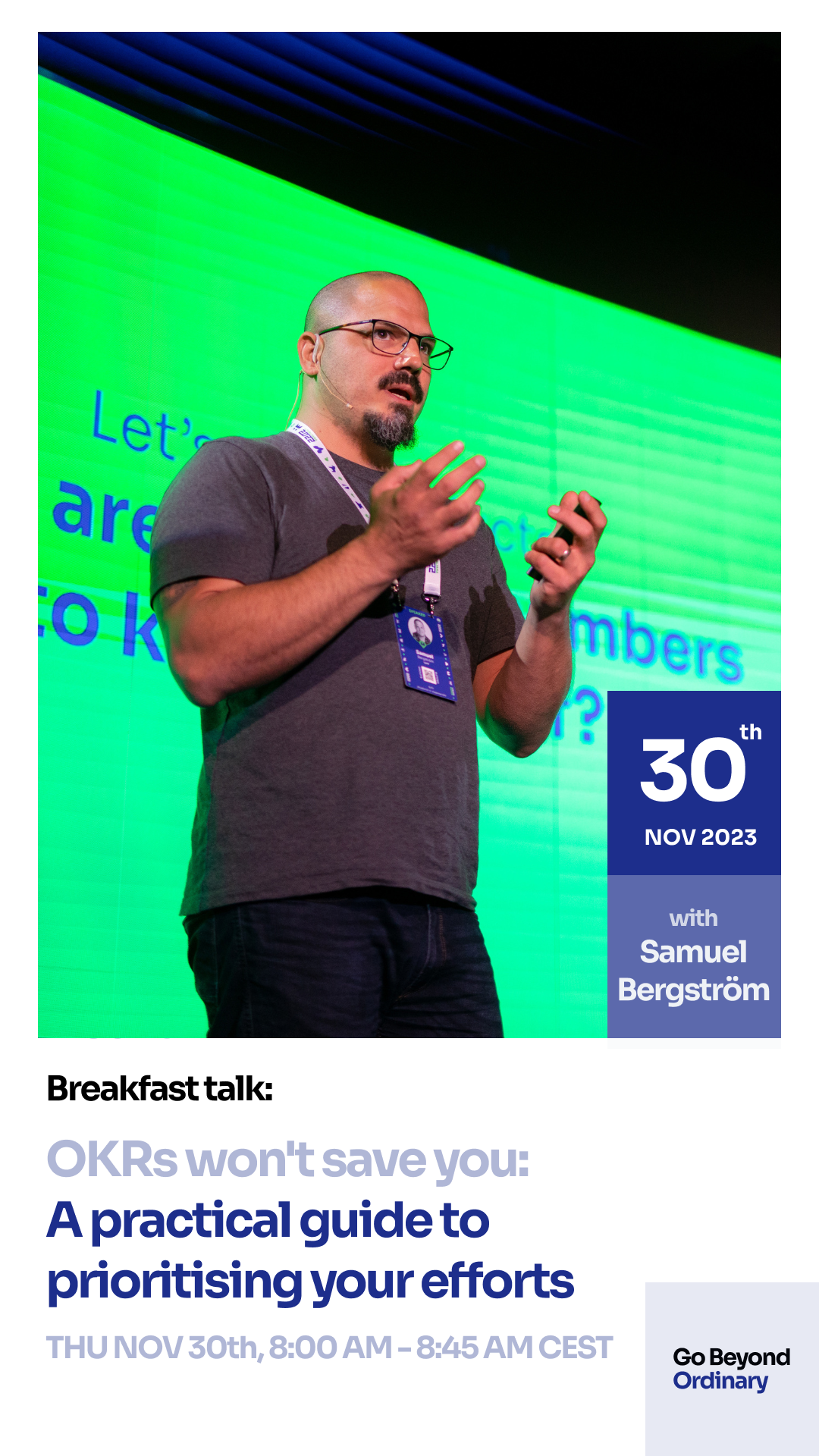 Breakfast talk on okrs